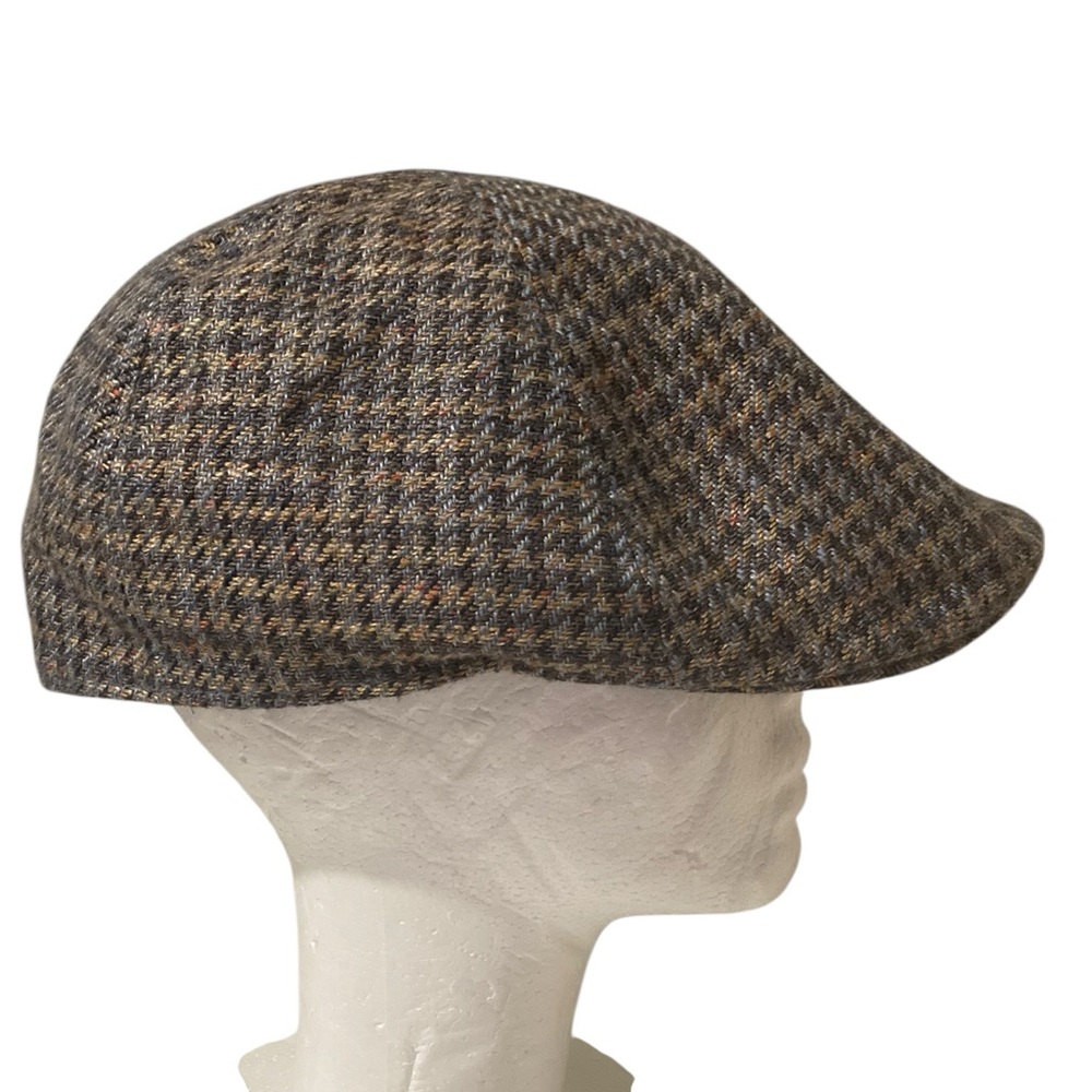 Stetson Houndstooth Flat Cap